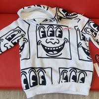 Felpa cappuccio stampa Keith Haring bershka