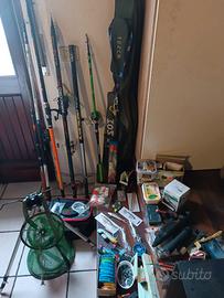 MAXI ATTREZZA PESCA IN MARE PIU DI 50 ARTICOLI