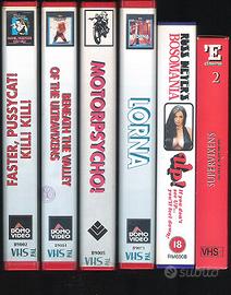 Russ Meyer Lotto di 6 film in VHS videocassette