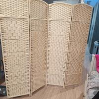 Paravento in fibra legno naturale