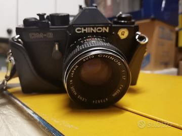 Chinon CM-3 con 2 obiettivi, flash e power winder