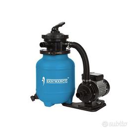 Pompa filtro a sabbia piscina San Marco 6m3/h