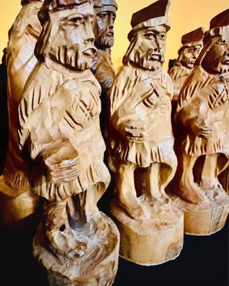 Set 32 scacchi in Legno di Rosa collection.