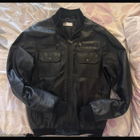 Bomber in vera pelle
