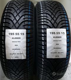 2 GOMME 195 55 15 KLEBER A1976