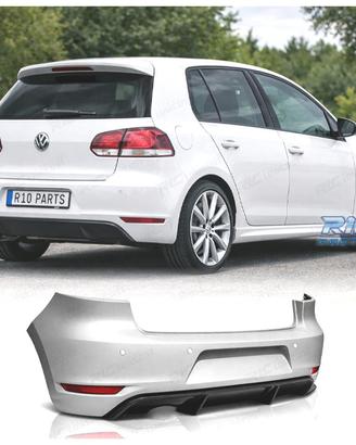 PARAURTI POSTERIORE VOLKSWAGEN VW GOLF 6 LOOK GTI 