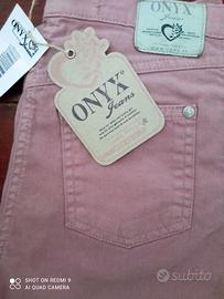 ONYX Nuovo pantalone in cotone tg. 38 - 40