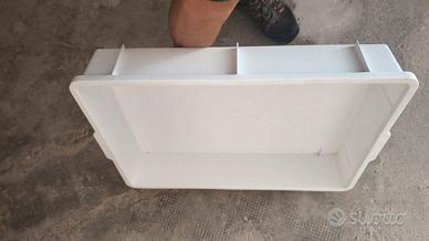 vaschetta panificio plastica bianca 