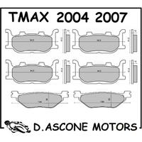 PASTIGLIE ORGANICHE TMAX 2004 2007 ANTERIORI E POS