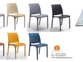 Tavolo Sedie Shabby Vintage Bar Ristorante 0346