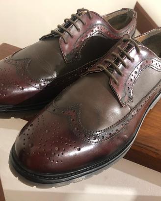 scarpe modello Derby con decorazione Full Brogue