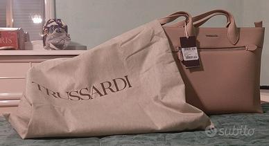 borsa Trussardi New Lily  NS Full Grain PU  BEIGE
