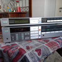 amplificatore e radio sony