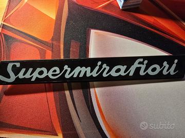 Stemma Targhetta Supermirafiori Fiat