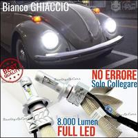 Luci Full LED H4 per VW Maggiolino 6500K 8000LM