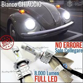 Luci Full LED H4 per VW Maggiolino 6500K 8000LM