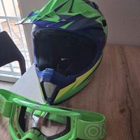 Casco da cross UFO Bambino + Occhiali
