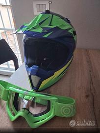 Casco da cross UFO Bambino + Occhiali