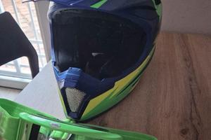 Casco da cross UFO Bambino + Occhiali