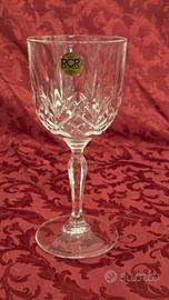 12 calici bicchieri cristallo RCR Palace Vintage