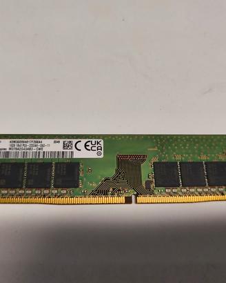 Ram Samsung da 16GB DDR4 3200MHz