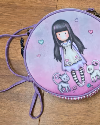 Borsa Tracolla Santoro Gorjuss Gattini  Tonda