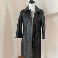 See by Chloé – trench in vera pelle, manica 3/4