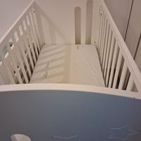 Lettino bianco unisex interbaby