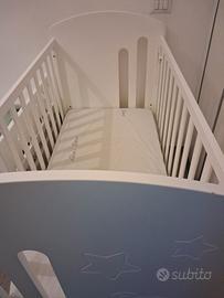 Lettino bianco unisex interbaby