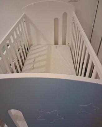 Lettino bianco unisex interbaby