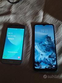 2 telefoni redmi e samsung