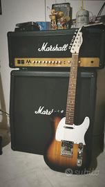 Telecaster Squier brown burst