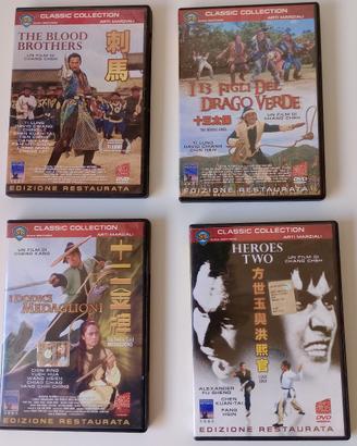 DVD 4 film cinesi di Arti marziali