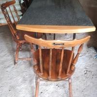 tavolo, 6 sedie , portafrutta,tavolino 