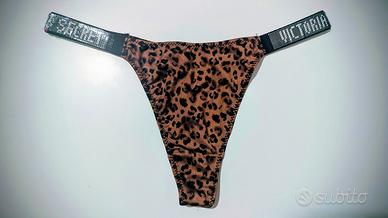 Perizoma Victoria's Secret Shine Strap Leopardato