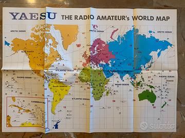 Yaesu Cartina World Map