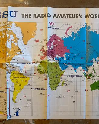 Yaesu Cartina World Map