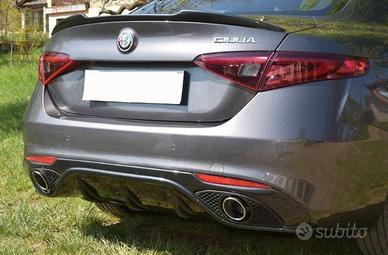 Spoiler baule alfa romeo giulia look quadrifoglio