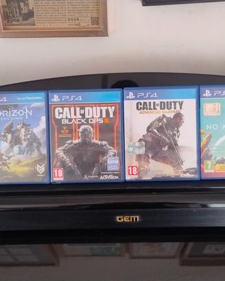 Giochi PS4 (FIFA, HORIZON, CALL OF DUTY e altri)