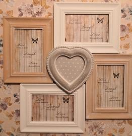 Shabby chic QUADRO 5 PORTAFOTO