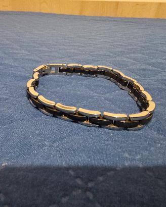 bracciale uomo acciaio