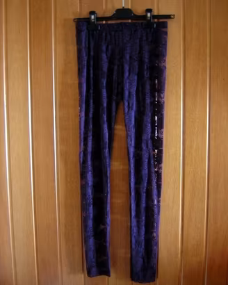 LEGGINGS PANTACOLLANT elasticizzati ricamati PIZZO