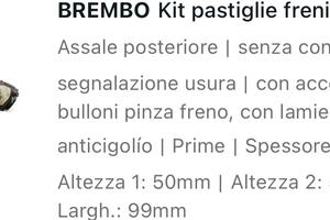 Pasticche auto posteriori della Peugeot 3008