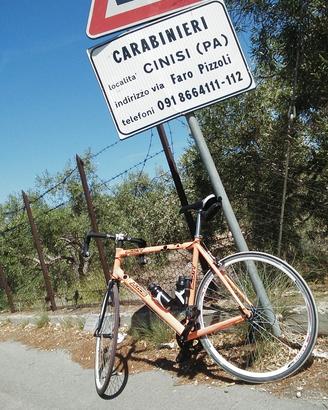 bici da corsa 28 artigianale macinachilometri 
