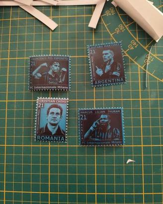 Set 4 Sticker Inter 21° Scudetto - Edizione Franco