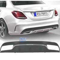DIFFUSORE MERCEDES CLASSE C W205 15-18 LOOK AMG