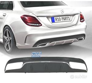 DIFFUSORE MERCEDES CLASSE C W205 15-18 LOOK AMG