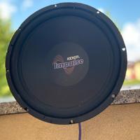 Kicker 10" impulse subwoofer usato no box