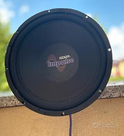 Kicker 10" impulse subwoofer usato no box