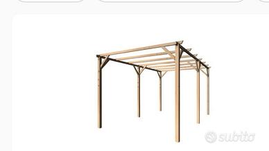 Pergola in legno 6x3